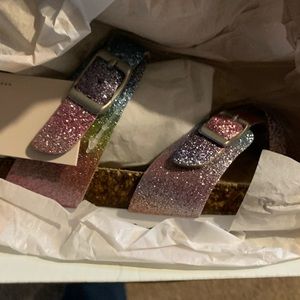 So Rainbow Sandals NWT